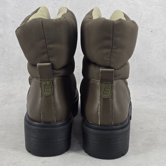 Sam Edelman Lakyn Puffer Boots Alpine Dark‎ Green Women's 7.5 M - Picture 5 of 12